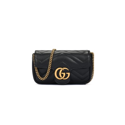 GUCCI GG MARMONT MATELASSÉ LEATHER SUPER MINI BAG 476433 (16.5*10*4.5cm)